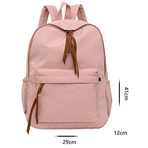 Black Backpack School Starts Season Fashion Women Girl Student Zipper Solid Color School Bag Mini Backpack