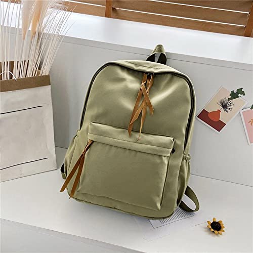 Black Backpack School Starts Season Fashion Women Girl Student Zipper Solid Color School Bag Mini Backpack