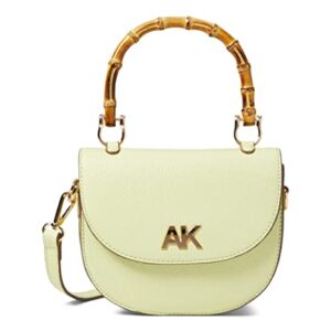 Anne Klein Mini Bamboo top Handle Crossbody, Celery