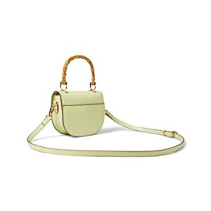 Anne Klein Mini Bamboo top Handle Crossbody, Celery