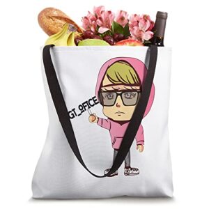 GT_Ofice Cartoon by Caine Records Tote Bag