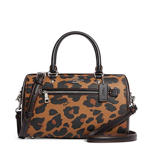 Coach - Rowan Satchel - Leopard Signature Print - CC758