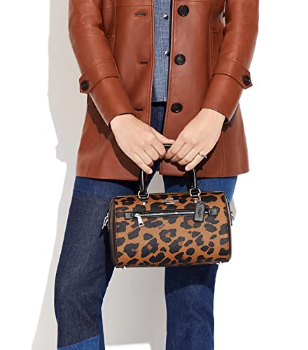 Coach - Rowan Satchel - Leopard Signature Print - CC758