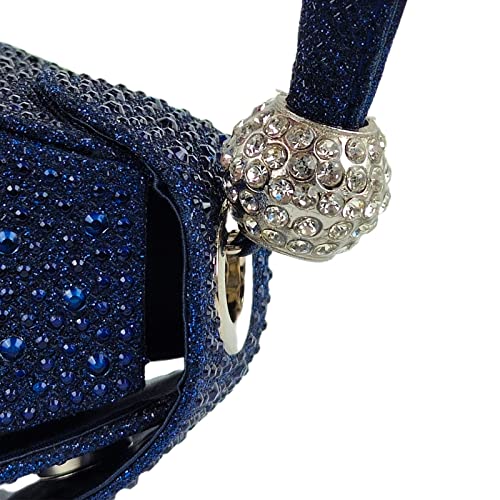 Women Rhinestone Unique Evening Bag Triangle Handbag Wristlet Clutch Purse Wrist Bag