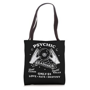 Fortune Teller Psychic Readings Tarot Crystal Ball Vintage Tote Bag