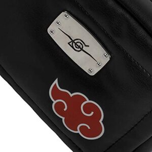 Bioworld Naruto Shippuden Akatsuki Cloud Symbol Black Handbag