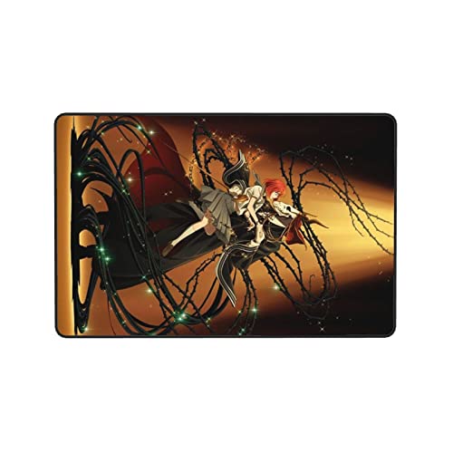 The Ancient Magus' Bride Carpet Manga Non-Slip Area Rug 3D Printed Home Decor Floor Doormats for Office Bedroom Living Room Bedroom 72"X48"