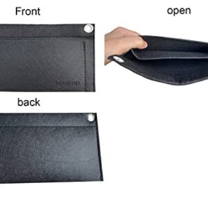 YESIKIMI UPTOWN Envelope Clutch Conversion Kit Premium Felt Inset With 120cm Chain