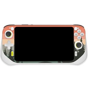 mightyskins skin compatible with logitech g cloud gaming handheld – sunset forest | protective, durable, and unique vinyl decal wrap cover | easy to apply, remove, and change styles | made in the usa