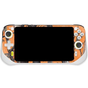 mightyskins glossy glitter skin compatible with logitech g cloud gaming handheld – orange camo | protective, durable high-gloss glitter finish | easy to apply | made in the usa