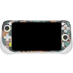 mightyskins glossy glitter skin compatible with logitech g cloud gaming handheld – muted camouflage | protective, durable high-gloss glitter finish | easy to apply | made in the usa