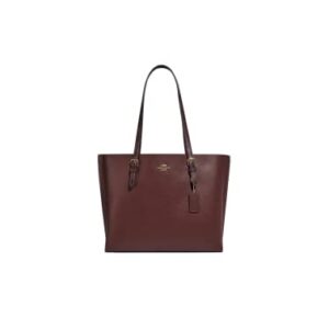 COACH Mollie Tote 1671 (Gold/Wine Multi)