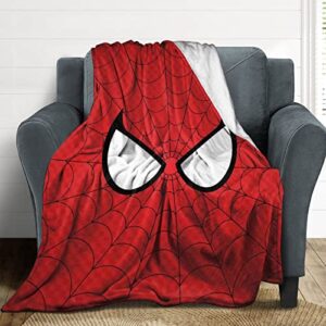 superhero spider throw blanket 60×50 inches soft plush blanket for couch car bed