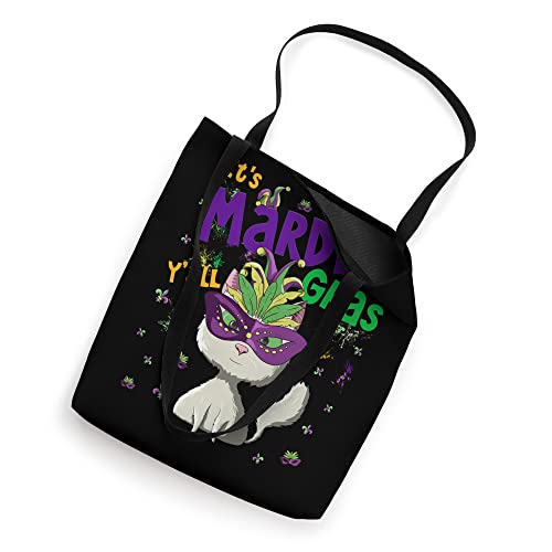 It's Mardi Gras Y'All Cat Lover Carnival Party Mardi Gras Tote Bag