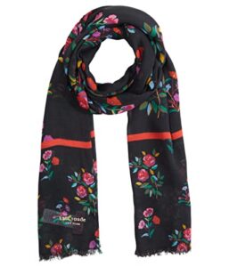 kate spade new york autumn floral oblong black one size