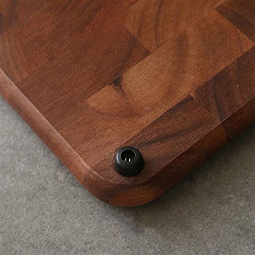 GINHA Chopping Board Set Large Square Cutting Board, End-Grain Cuts, All-Wood Cutting Board, Breadboard Sushi Plate, Non-Stick and Durable Kitchen Tools (Size : Small)