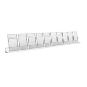 Grade Displays™ Wall Mounted Graded Card Display Shelf - 36 Inch - White