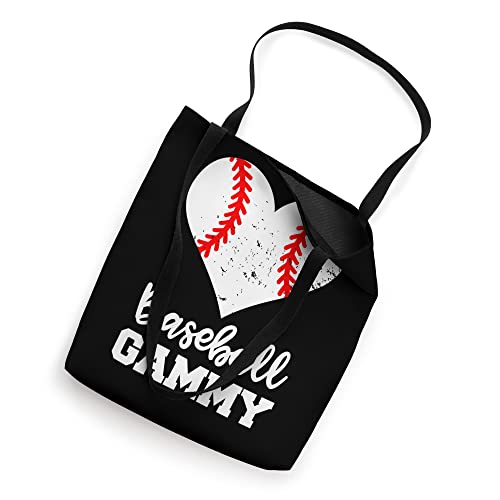 Baseball Gammy Funny Baseball Heart Grandma Gammy Tote Bag