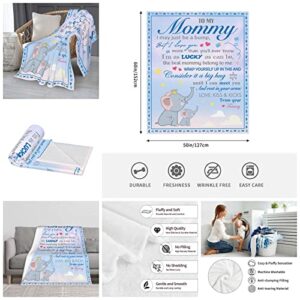 New Mom Gifts for Women After Birth, Gifts for New Mom Mothers Day, Pregnant Mom Gifts, Baby Gender Reveal Gift Ideas, Mom to be Gifts for 1st Time Mom, Gifts for Christmas Throw Blanket 60x50 Inch