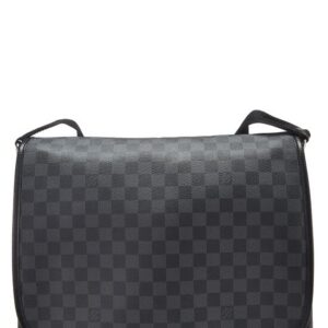 Louis Vuitton, Pre-Loved Damier Graphite Daniel GM, Black