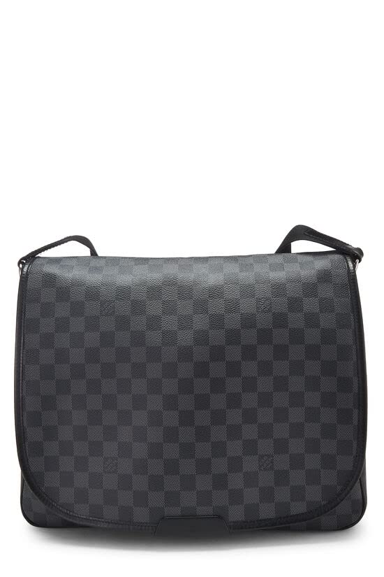 Louis Vuitton, Pre-Loved Damier Graphite Daniel GM, Black