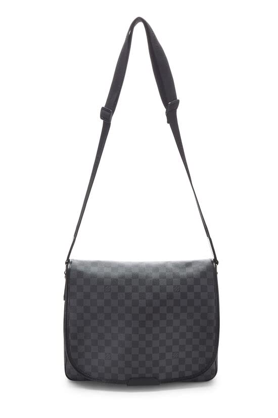 Louis Vuitton, Pre-Loved Damier Graphite Daniel GM, Black