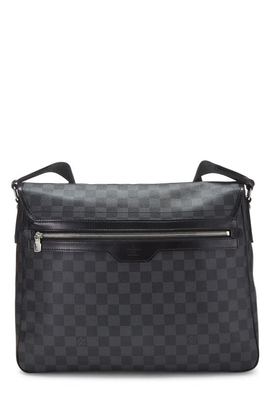 Louis Vuitton, Pre-Loved Damier Graphite Daniel GM, Black