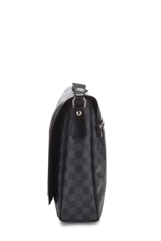 Louis Vuitton, Pre-Loved Damier Graphite Daniel GM, Black