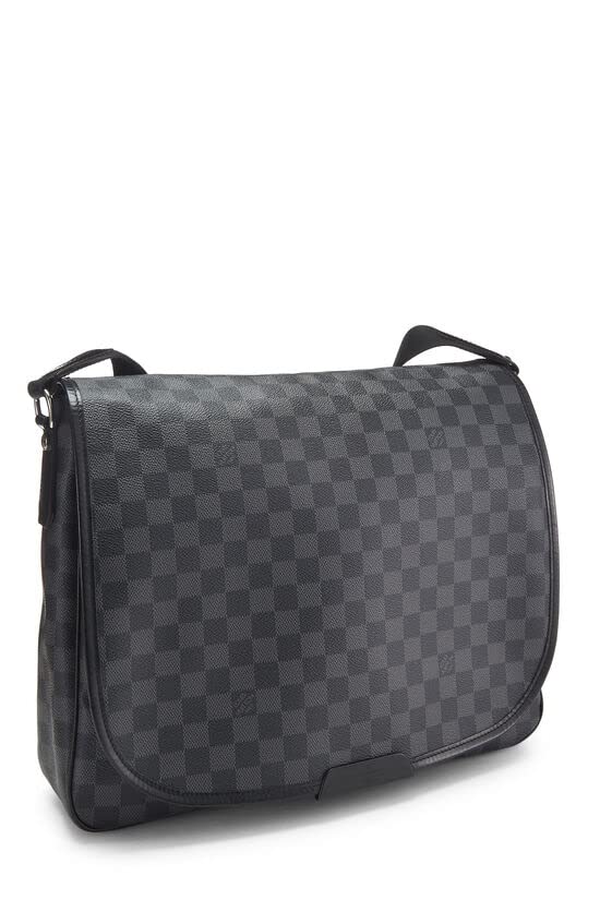 Louis Vuitton, Pre-Loved Damier Graphite Daniel GM, Black