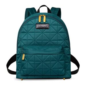 montana west wrangler backpack purse for women quilted backpack for travel college, teal