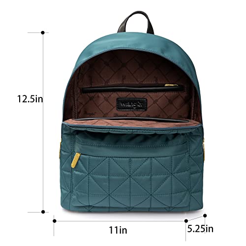 Montana West Wrangler Backpack Purse for Women Quilted Backpack for Travel College, Teal