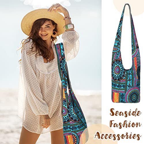 Cunno 3 Pieces Boho Bags for Women Crossbody Hippie Handbags Bohemian Hippie Bags Ethnic Style Bag Lady's Hippie Crossbody Shoulder Bag Women Tourist Handbag for Women Men Unisex