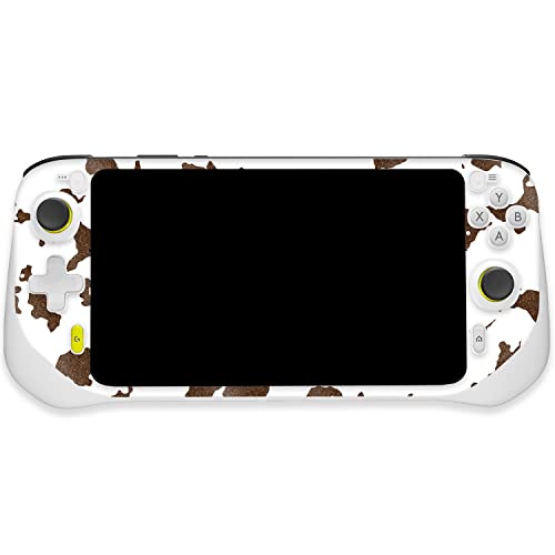 MightySkins Glossy Glitter Skin Compatible with Logitech G Cloud Gaming Handheld - Brown Cow | Protective, Durable High-Gloss Glitter Finish | Easy to Apply | Made in The USA