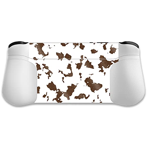 MightySkins Glossy Glitter Skin Compatible with Logitech G Cloud Gaming Handheld - Brown Cow | Protective, Durable High-Gloss Glitter Finish | Easy to Apply | Made in The USA