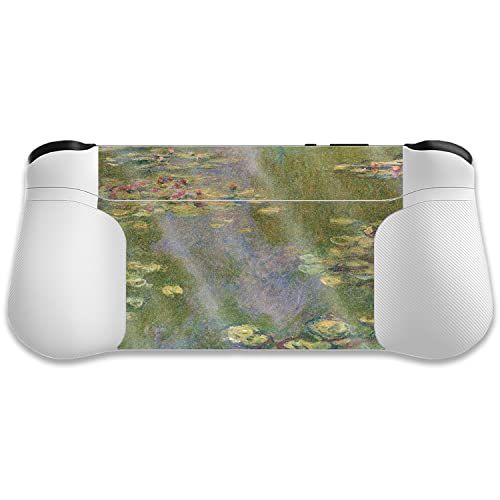 MightySkins Glossy Glitter Skin Compatible with Logitech G Cloud Gaming Handheld - Water Lilies | Protective, Durable High-Gloss Glitter Finish | Easy to Apply | Made in The USA
