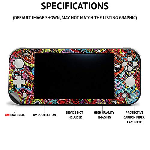 MightySkins Carbon Fiber Skin Compatible with Logitech G Cloud Gaming Handheld - Sprinkles | Protective, Durable Textured Carbon Fiber Finish | Easy to Apply | Made in The USA