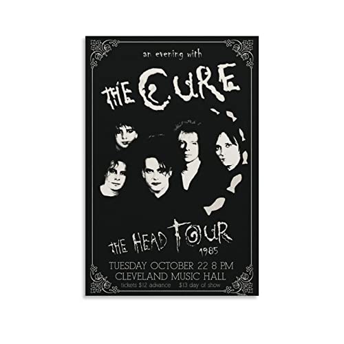 WEGRT THE CURE 1985 Canvas Posters Wall Art Decor Room Bedroom Decoration DAYOSIX Unframe:12x18inch(30x45cm)