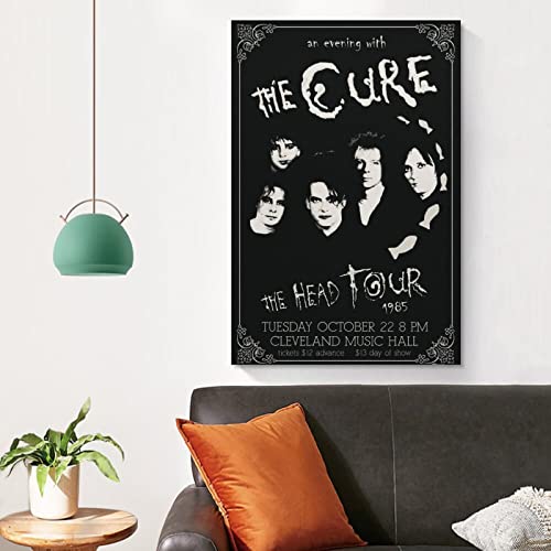 WEGRT THE CURE 1985 Canvas Posters Wall Art Decor Room Bedroom Decoration DAYOSIX Unframe:12x18inch(30x45cm)