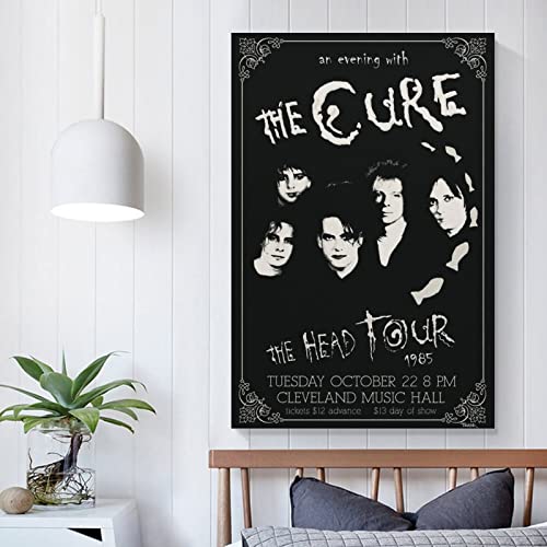 WEGRT THE CURE 1985 Canvas Posters Wall Art Decor Room Bedroom Decoration DAYOSIX Unframe:12x18inch(30x45cm)