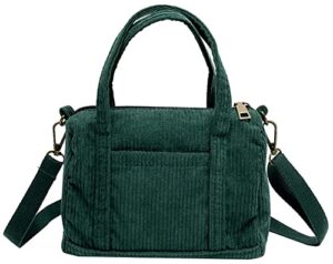 women corduroy crossbody bags small tote bags casual shoulder handbag cute hobo bags girls corduroy purse satchel 2023