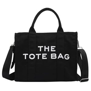 canvas tote bag for women.canvas handbag with shoulder strap and zipper closure canvas bag