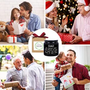 Gifts for Dad from Daughter Son, Funny Dad Gifts, Fathers Day Christmas Birthday Gifts for Dad Stepdad Father in Law New Dad Bonus Dad Daddy, Sandalwood Scented Candles