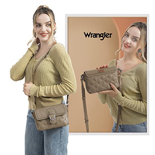 Wrangler Small Crossbody Bags for Women with Adjustable Shoulder Strap Ladies Small Western Purse