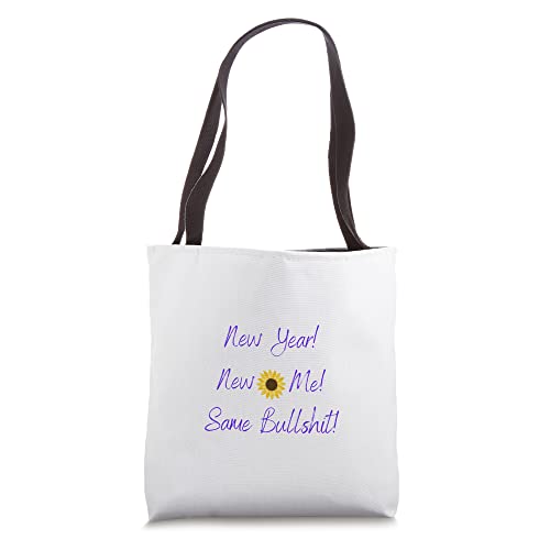 New Year! Sunflower Tote Bag