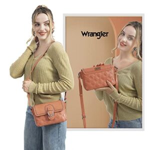 Wrangler Small Crossbody Bags for Women with Adjustable Shoulder Strap Ladies Small Western Purse