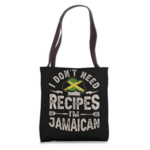 jamaica flag proud jamaicans men & women tote bag