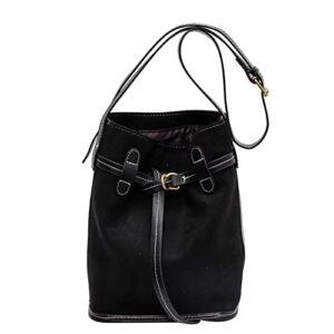 mudono shoulder bag for women vintage suede bucket bag designer crossbody purse hobo leather handbag purse