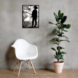 The Cure Boys Don't Cry Poster Classic 90s Poster Vinntage Music Album Poster HD Prints Wall Art Room Aesthetics Decor Ready to Hang Flat Posters-12x18inch (LAMINATED)