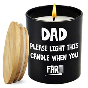 funny birthday gifts for dad – dad gifts from daughter & son – cool gifts for dad, papa on birthday anniversary, fathers day – sandalwood scented candle 10oz
