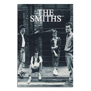 aorozhi the smiths poster rock band poster cool art wall canvas pictures for modern office decor vintage prints 12″ x 18″ unframed